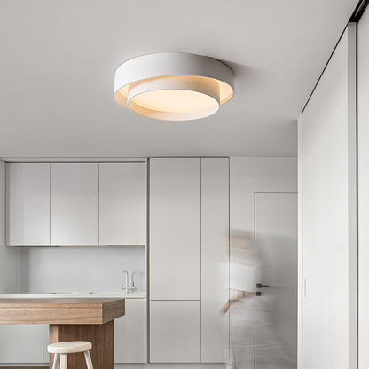 Lumenara Modern LED Ceiling Light | Elegant Flush Mount In Three Diameters and Three Finishes