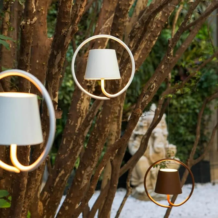 Looplume Rechargeable Pendant | Modern Minimalist Hanging Light With Touch Dimming Control