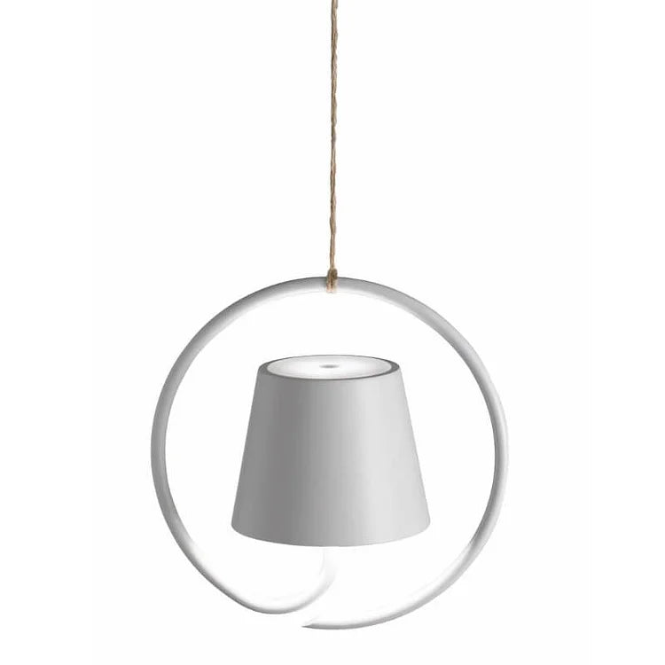 Looplume Rechargeable Pendant | Modern Minimalist Hanging Light With Touch Dimming Control