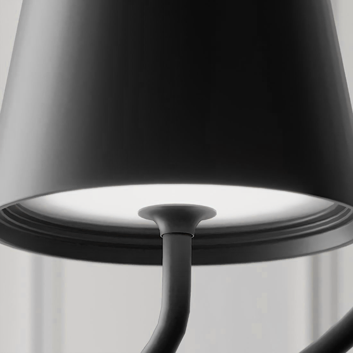 Looplume Rechargeable Pendant | Modern Minimalist Hanging Light With Touch Dimming Control