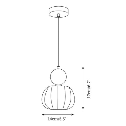 Ondura Pendant Lamp | Organic Round Acrylic Ceiling Light For Kitchens, Islands and Bedrooms
