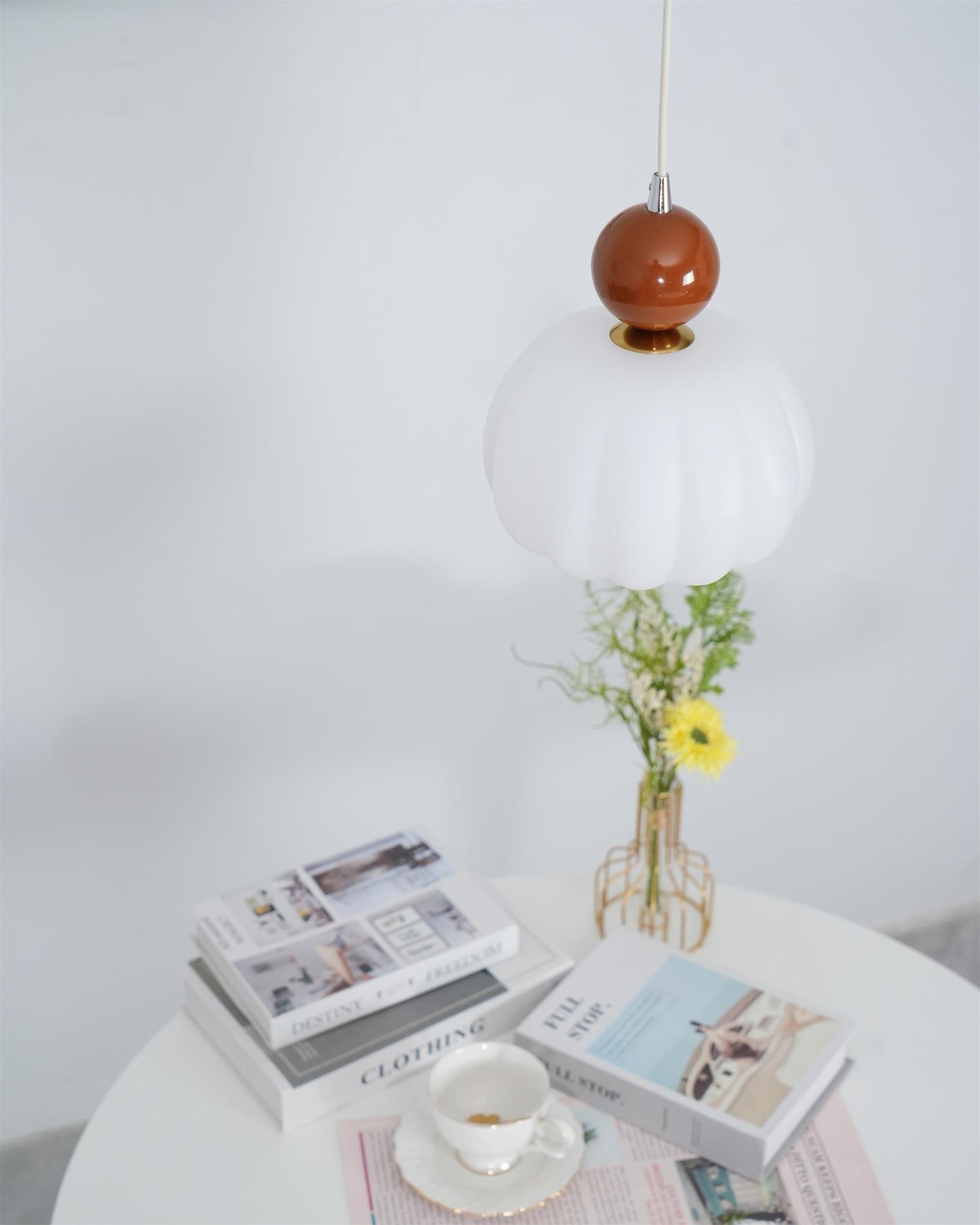 Ondura Pendant Lamp | Organic Round Acrylic Ceiling Light For Kitchens, Islands and Bedrooms