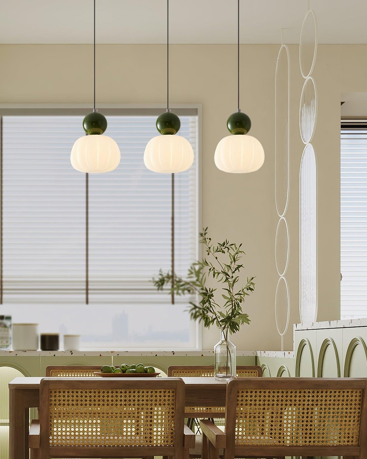 Ondura Pendant Lamp | Organic Round Acrylic Ceiling Light For Kitchens, Islands and Bedrooms