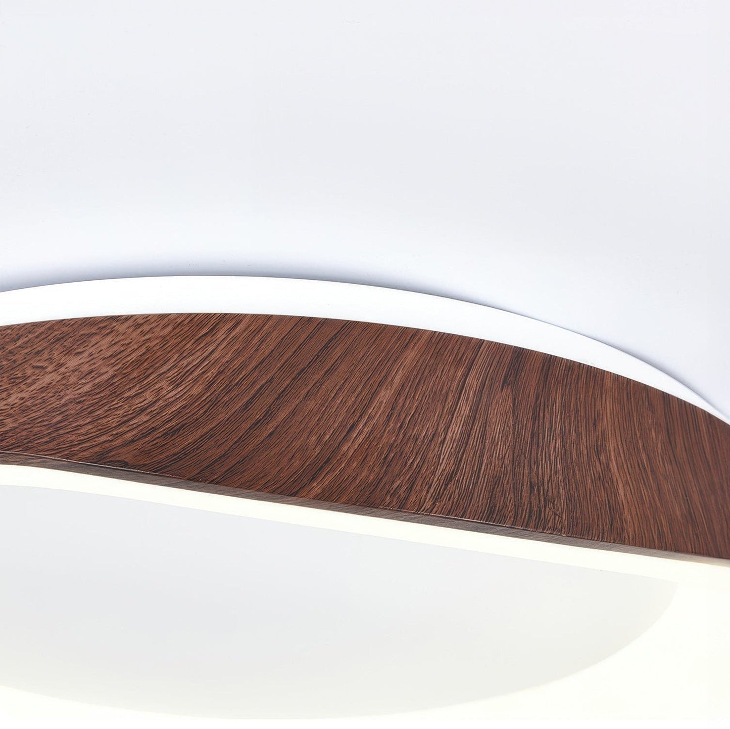 Nordic Artistic Wood Grain Ceiling Light | IP54 Rated LED In Four Finishes and Two Room Sizes