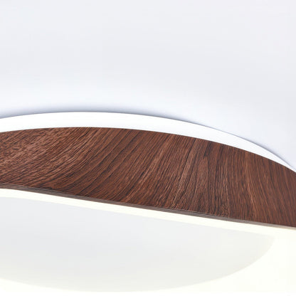Nordic Artistic Wood Grain Ceiling Light | IP54 Rated LED In Four Finishes and Two Room Sizes