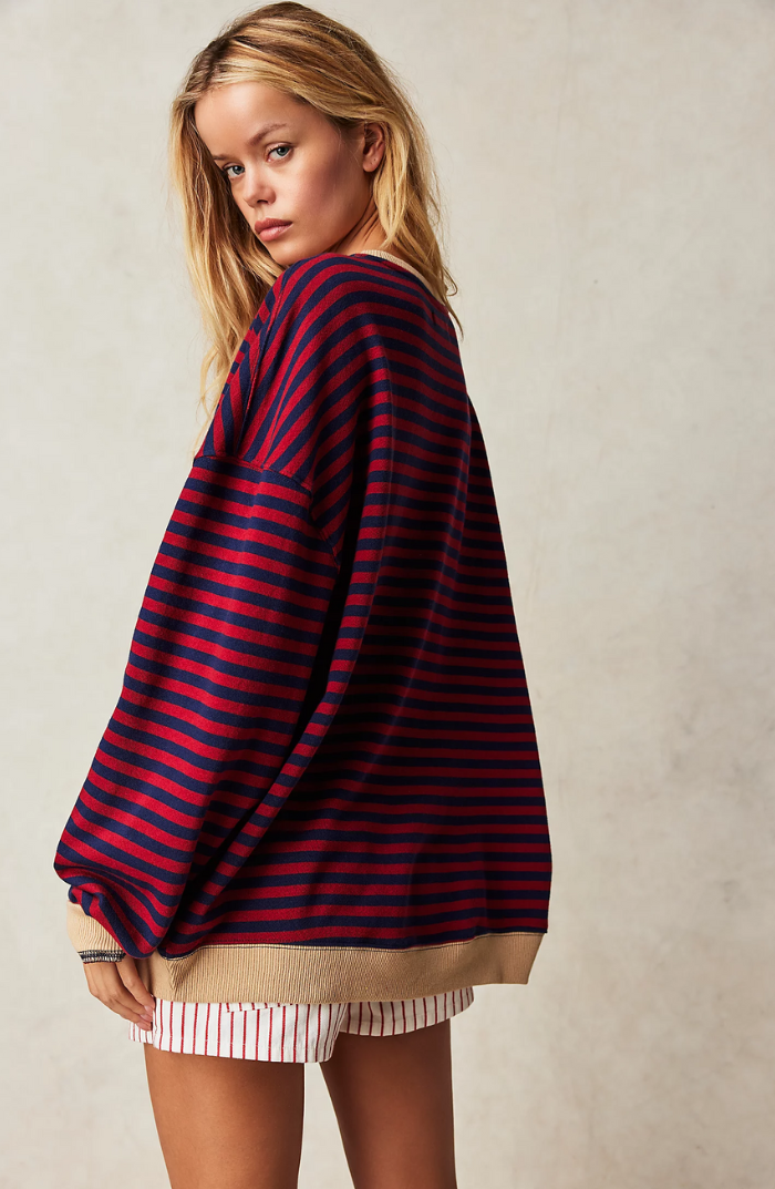 Nelo Striped Sweatshirt