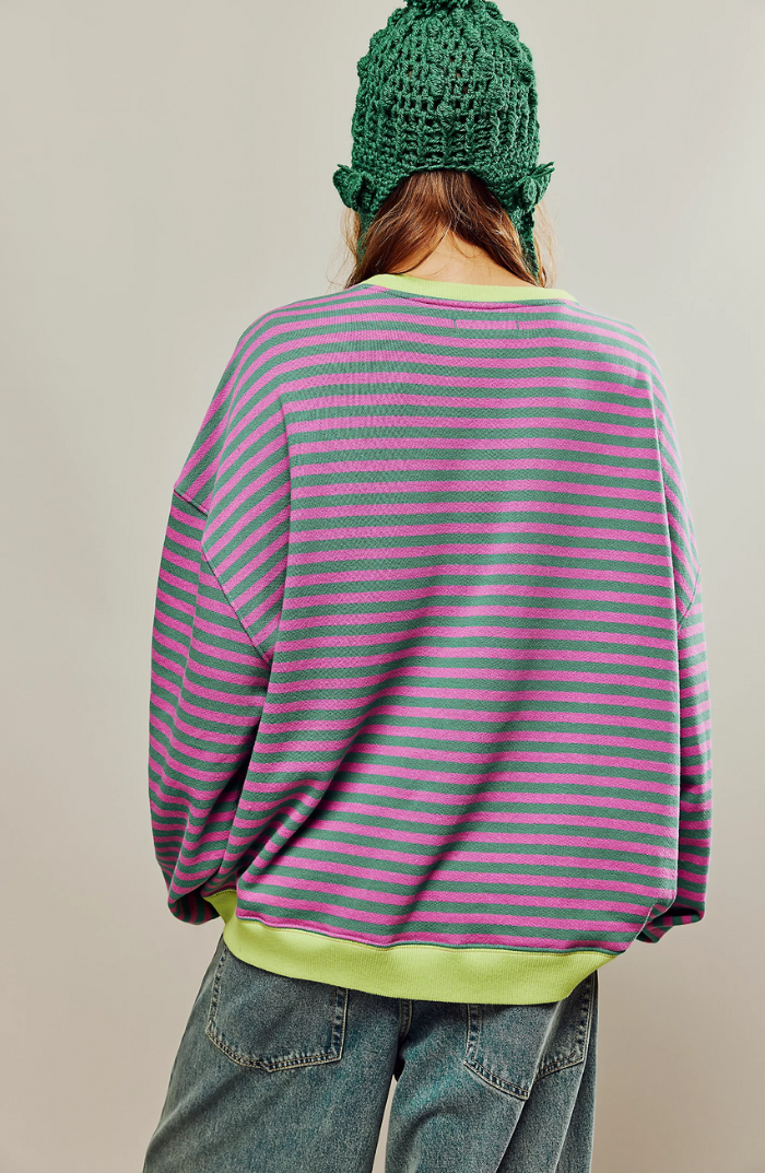 Nelo Striped Sweatshirt