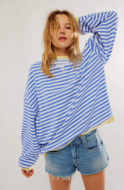 Nelo Striped Sweatshirt