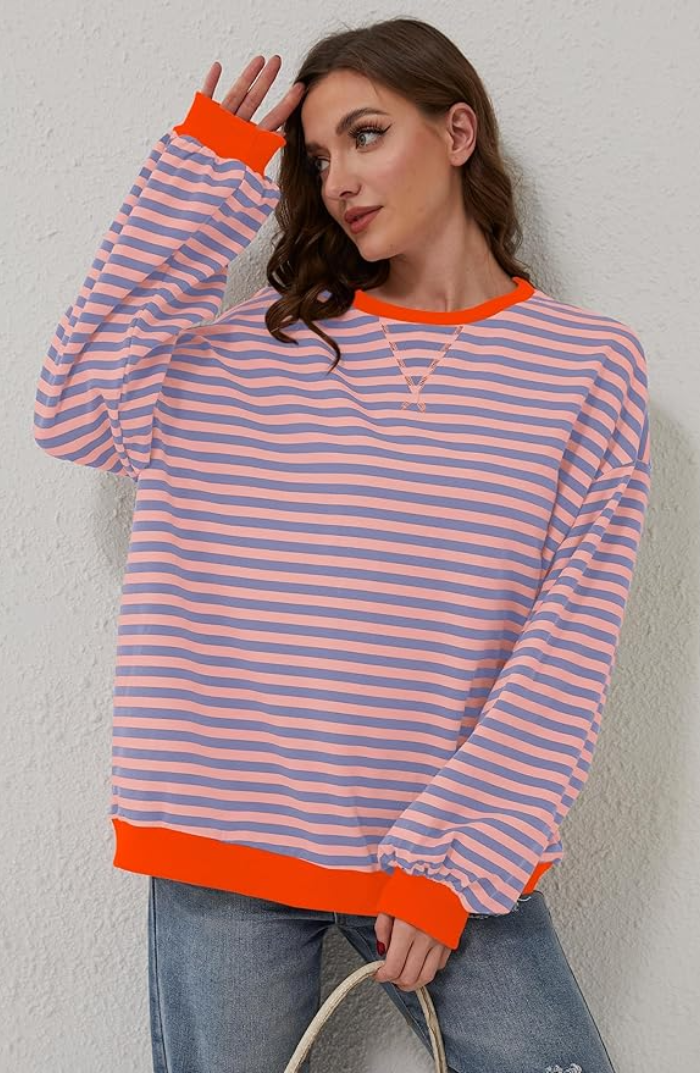 Nelo Striped Sweatshirt