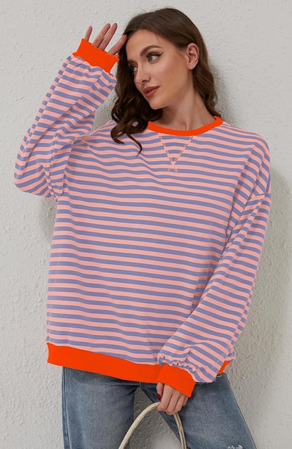 Nelo Striped Sweatshirt