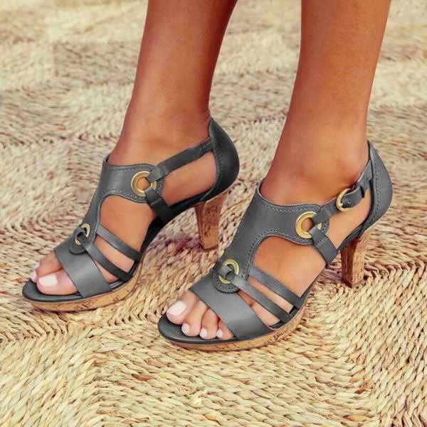 Riviera Open-Toe Heeled Sandals