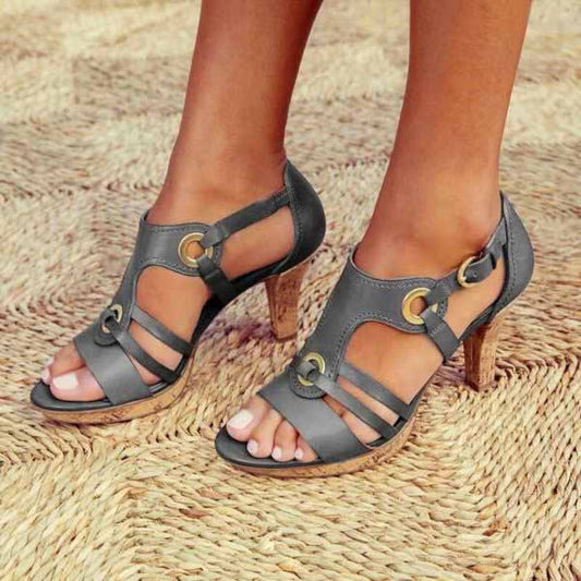 Riviera Open-Toe Heeled Sandals