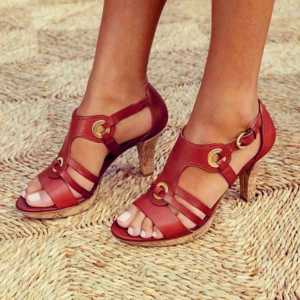 Riviera Open-Toe Heeled Sandals