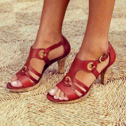 Riviera Open-Toe Heeled Sandals