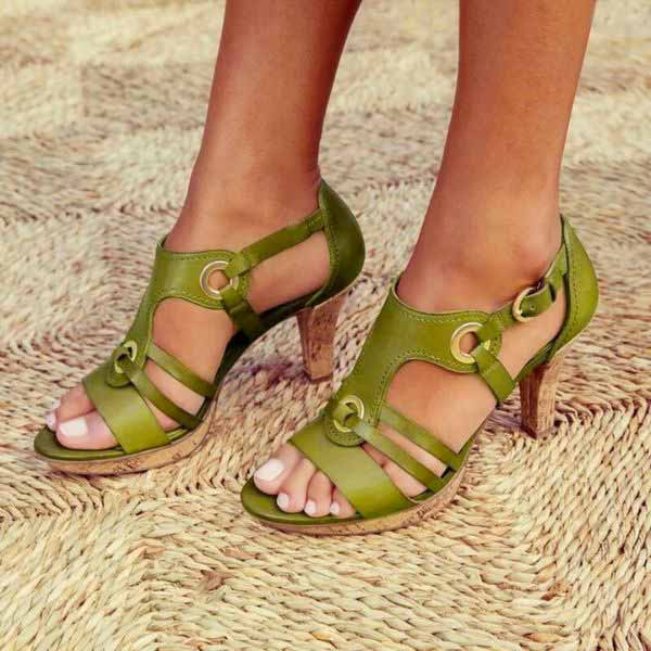 Riviera Open-Toe Heeled Sandals