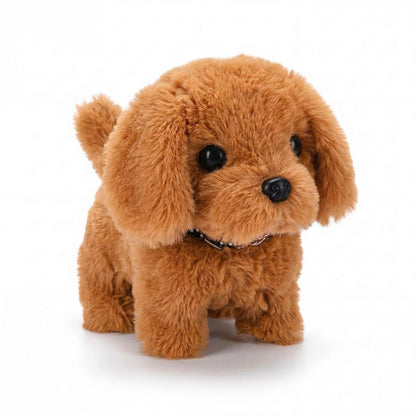 Interactive Walking Plush Puppy Toy | Barking Soft Robot Dog Toy For Children and Cuddly Play