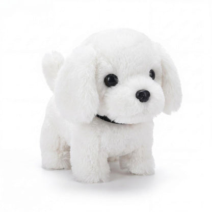 Interactive Walking Plush Puppy Toy | Barking Soft Robot Dog Toy For Children and Cuddly Play