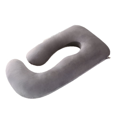 U Shaped Pregnancy Body Pillow | Full Length Support Cushion For Side Sleeping In Bed At Night