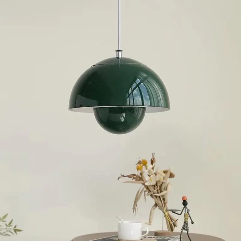 Scandinavian Modern LED Pendant Light | Timeless Nordic Ceiling Lamp In Four Bold Finishes