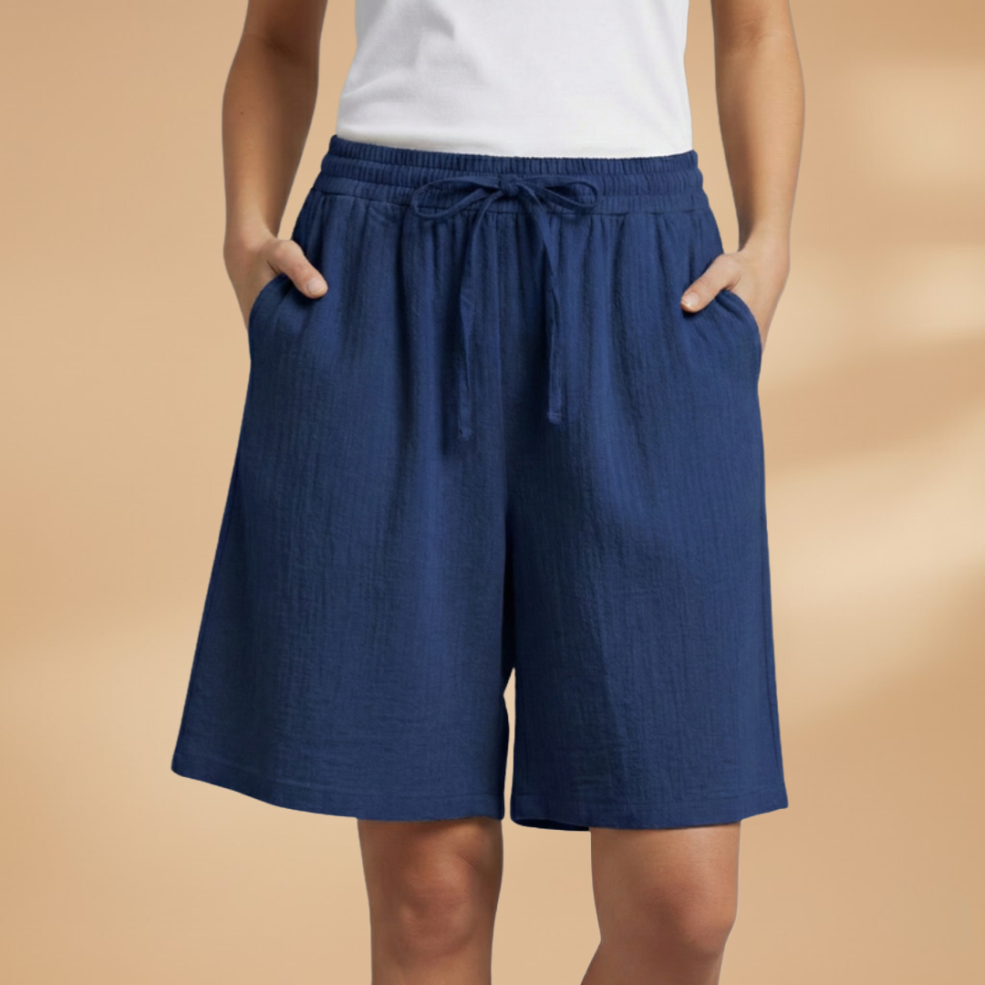 Arlo Drawstring Linen Shorts