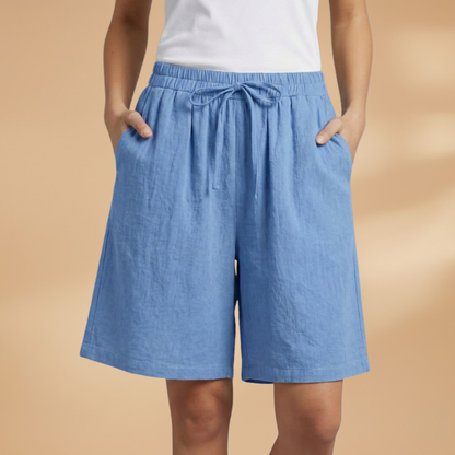 Arlo Drawstring Linen Shorts