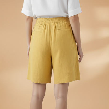 Arlo Drawstring Linen Shorts