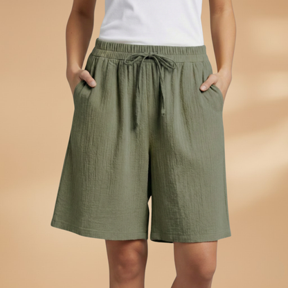Arlo Drawstring Linen Shorts