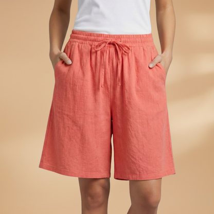 Arlo Drawstring Linen Shorts