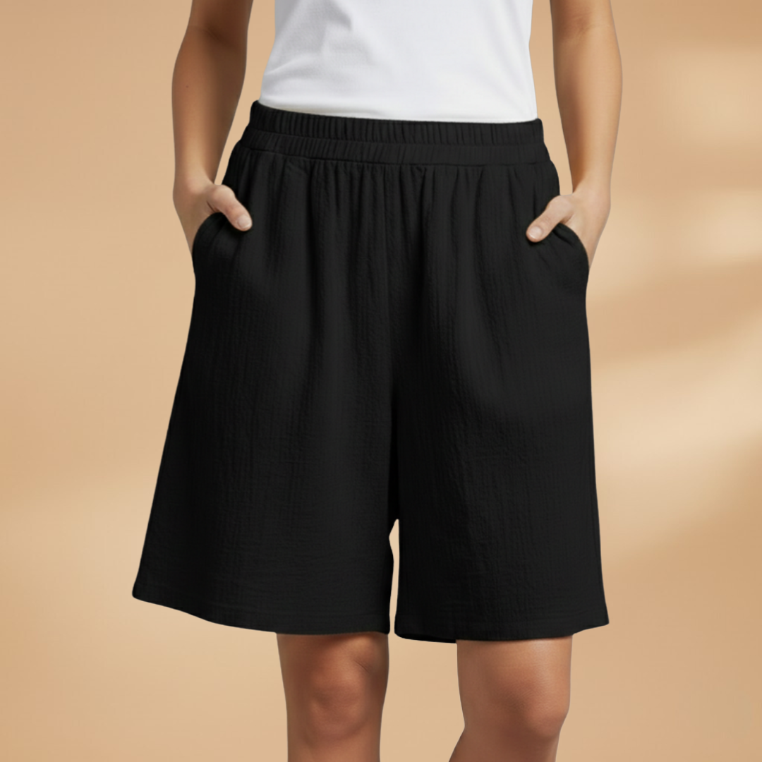 Arlo Drawstring Linen Shorts