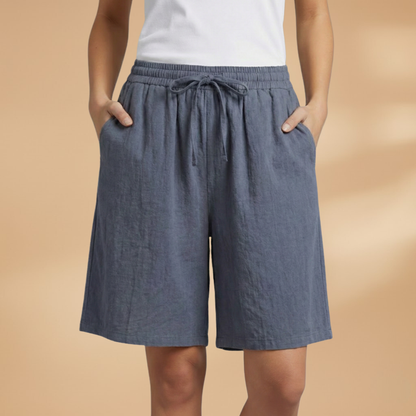 Arlo Drawstring Linen Shorts