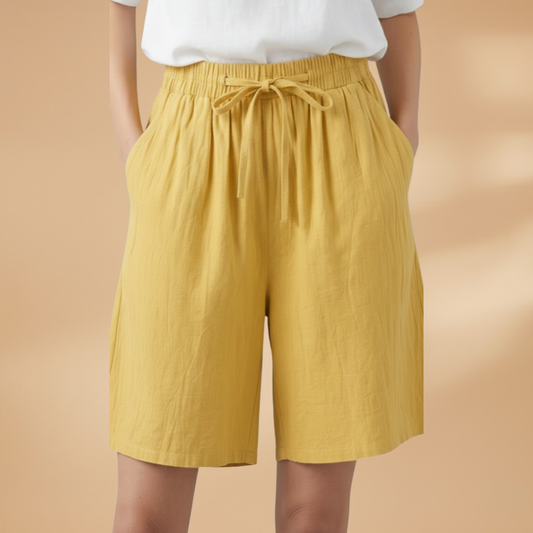 Arlo Drawstring Linen Shorts