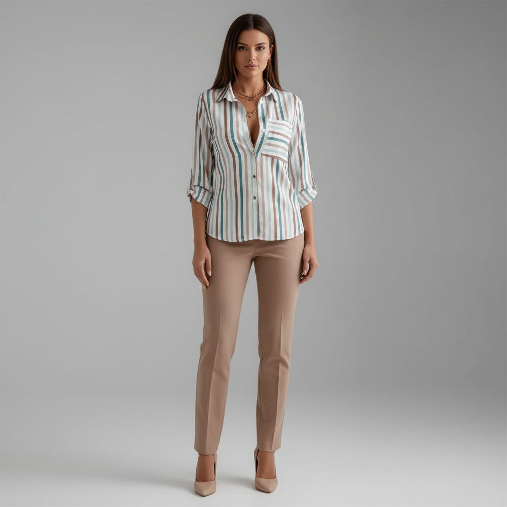 Arvid Printed Linen Shirt