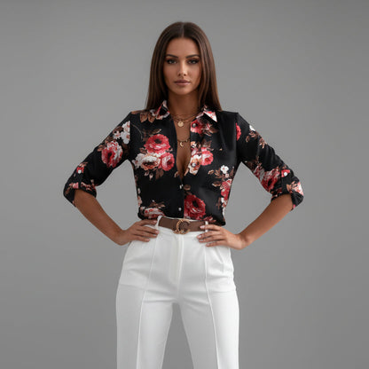 Arvid Printed Linen Shirt