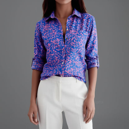 Arvid Printed Linen Shirt