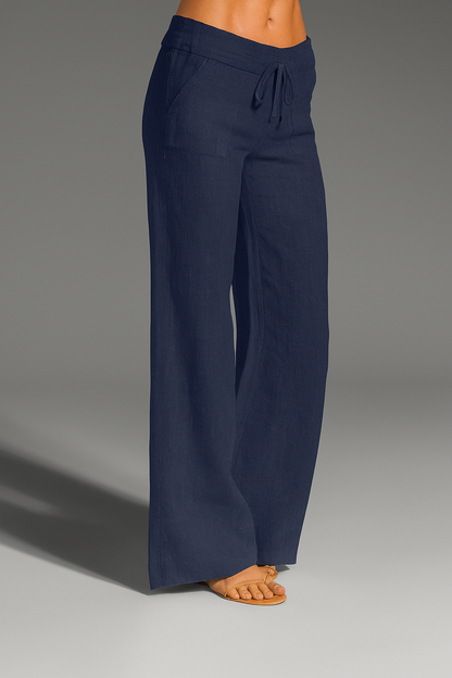 Fenix Wide Leg Linen Trousers