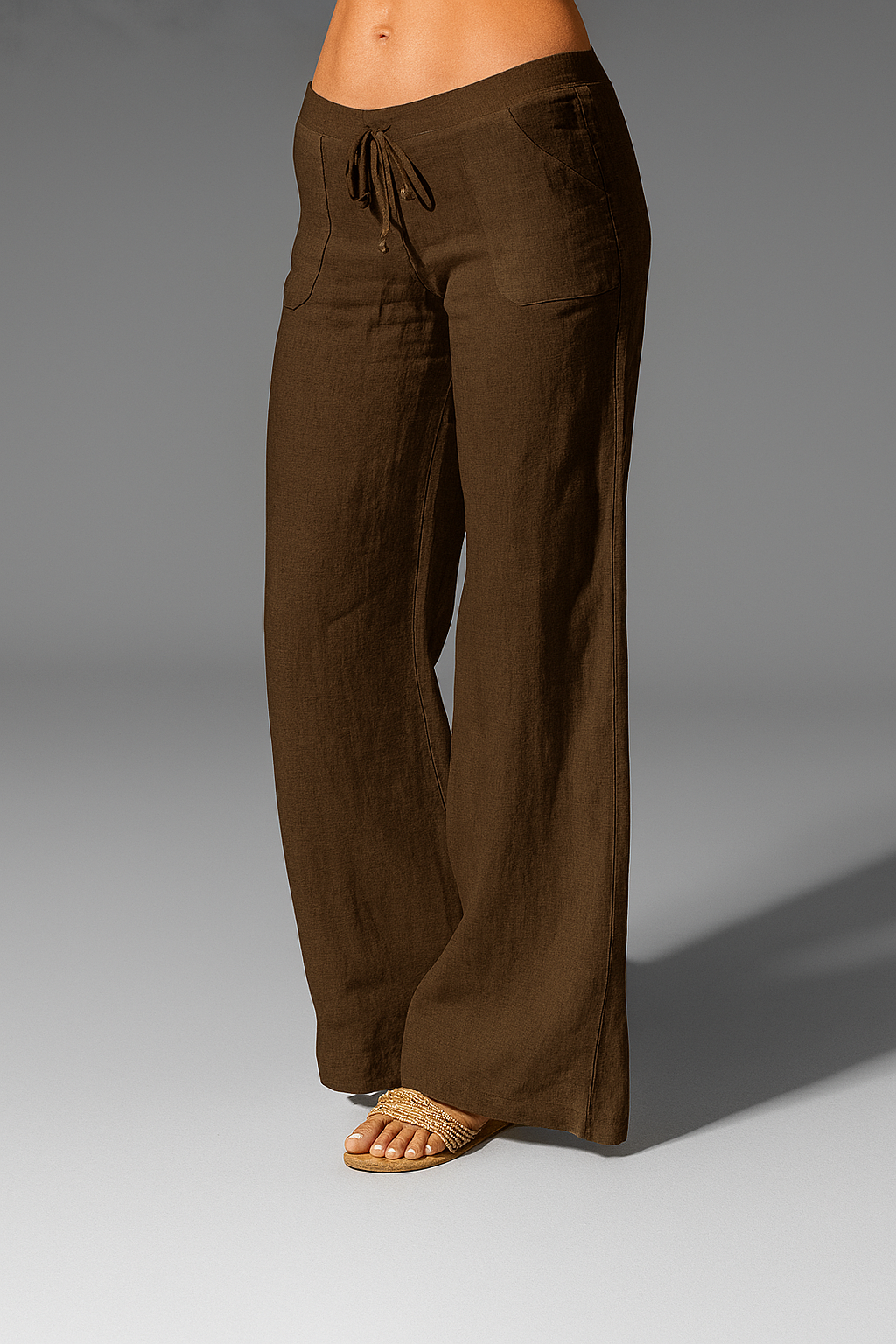 Fenix Wide Leg Linen Trousers
