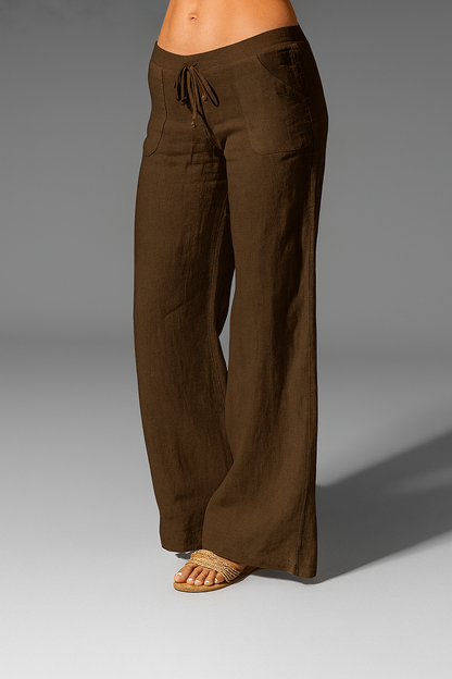 Fenix Wide Leg Linen Trousers