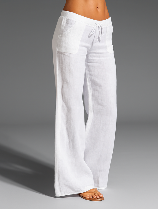 Fenix Wide Leg Linen Trousers