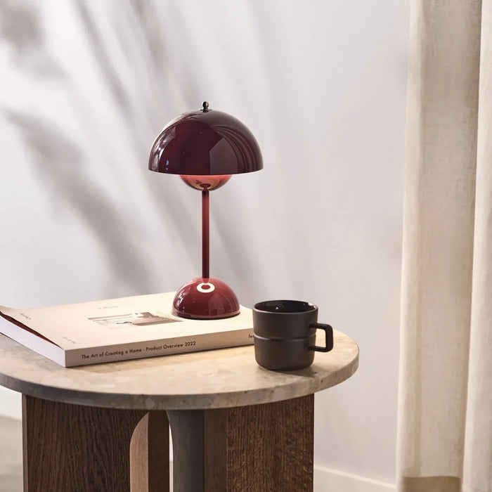 Mushroom Pod LED Table Lamp | Rechargeable Touch Control Night Light In Eight Soft Colours