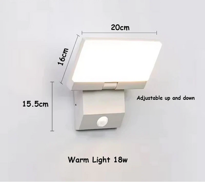 Pivolux Outdoor Wall Light | IP65 Waterproof LED With Optional Motion Sensor For Entrances