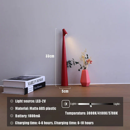 Lucenza Rechargeable LED Table Lamp | Touch Dimmable Cordless Light For Any Surface In A Home
