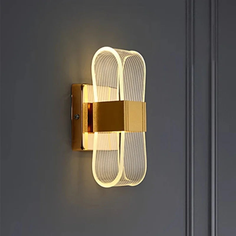 Nordic Luxury LED Wall Lamp | Modern Aluminium Decorative Light With A Warm White LED Output
