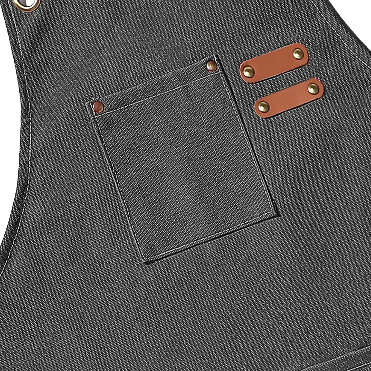 Canvara Canvas Kitchen Apron | Unisex Chef and Workwear Apron With An Adjustable Neck Strap