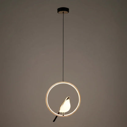 Magpie Pendant Light | Nordic LED Bird Design Ceiling Lamp For Dining Rooms and Hallway Spaces