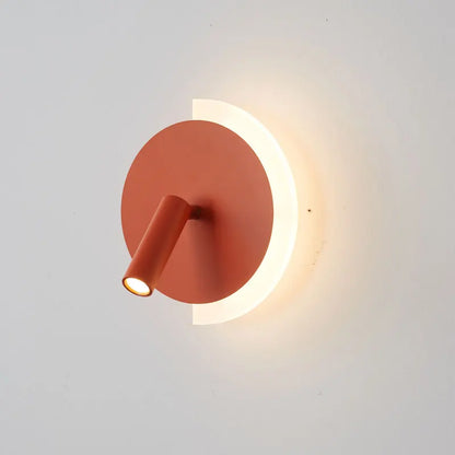 Crescara Wall Light | Modern LED Bedside Design With A Crescent Glow and Focused Spotlight Beam