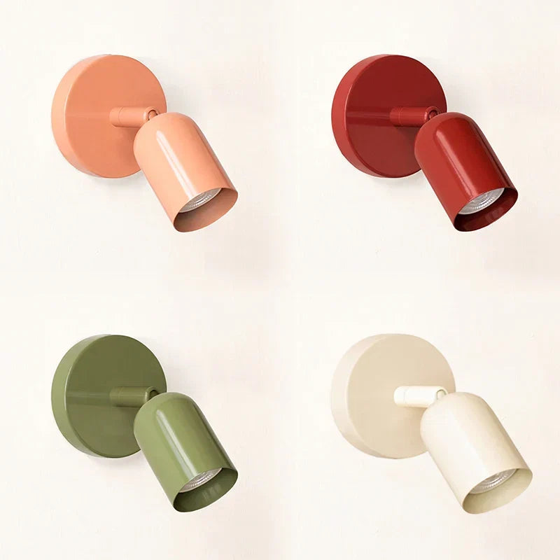 Softmara Subtle Macaron Wall Light | Soft Colour Sconce In Beige, Green, Red or Warm Soft Pink