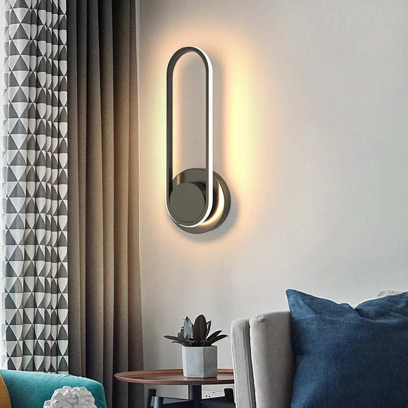 Modern LED Wall Light | 330 Degree Rotating Aluminium Sconce In Warm or Cold White LED Light