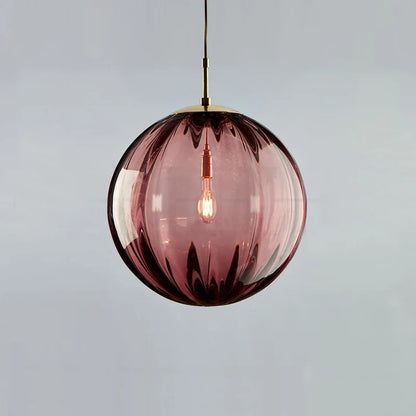 Modern Glass Ball Pendant Light | Nordic Sphere Ceiling Lamp For Kitchens, Halls and Bedrooms