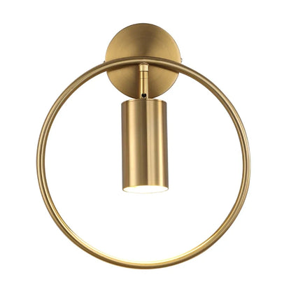 Ringara Wall Light | Nordic Minimalist Ring Design In Gold or Black With Two LED Light Colours