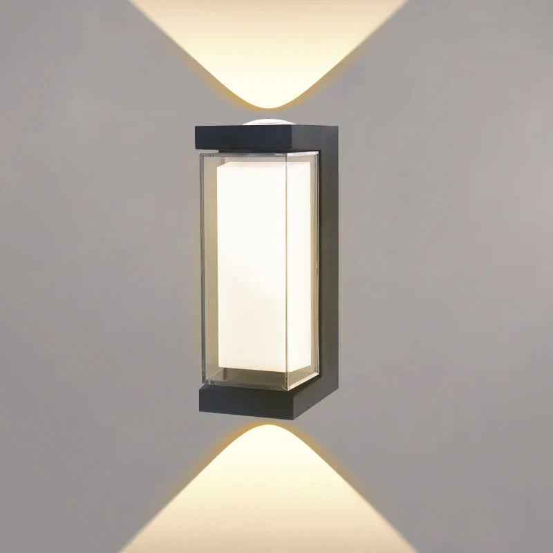 Up And Down Outdoor Wall Light | Waterproof Modern LED Sconce For Exterior Walls and Facades